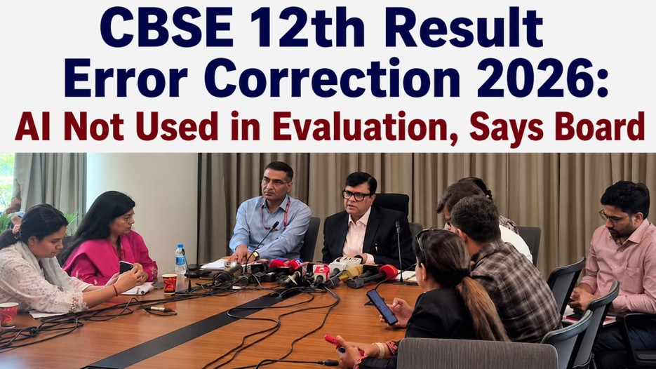 CBSE 12th Result Error Correction 2026