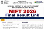 NIFT 2026 Final Result Link